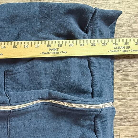 High Altitude Fitness Hoodie Zip Up Blue Flex Fleece American Apparel Large - Picture 5 of 6